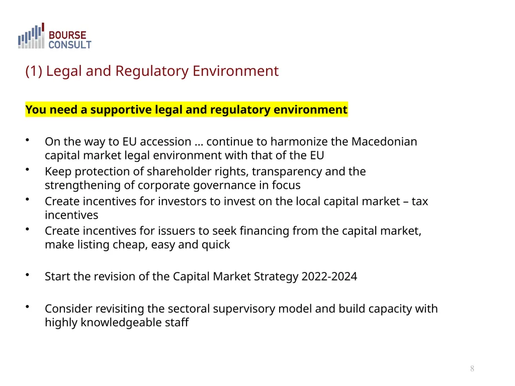 The Macedonian Capital Market: Development - slide 8 of 21