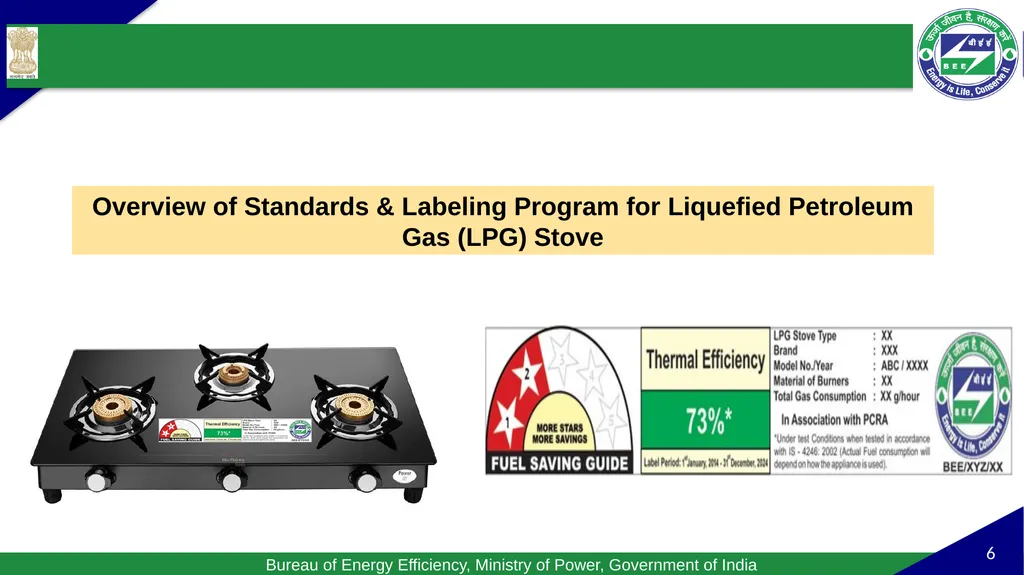Standards & Labeling (S&L) program Standards & - slide 6 of 11