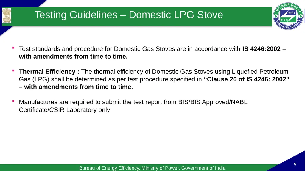 Standards & Labeling (S&L) program Standards & - slide 9 of 11