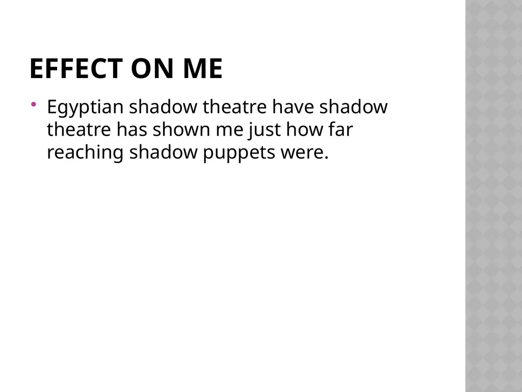 Egyptian Shadow Puppet Theatre By Joshua Stringer - slide 5 of 5