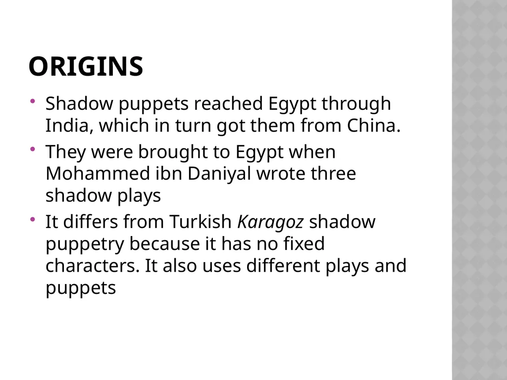 Egyptian Shadow Puppet Theatre By Joshua Stringer - slide 2 of 5