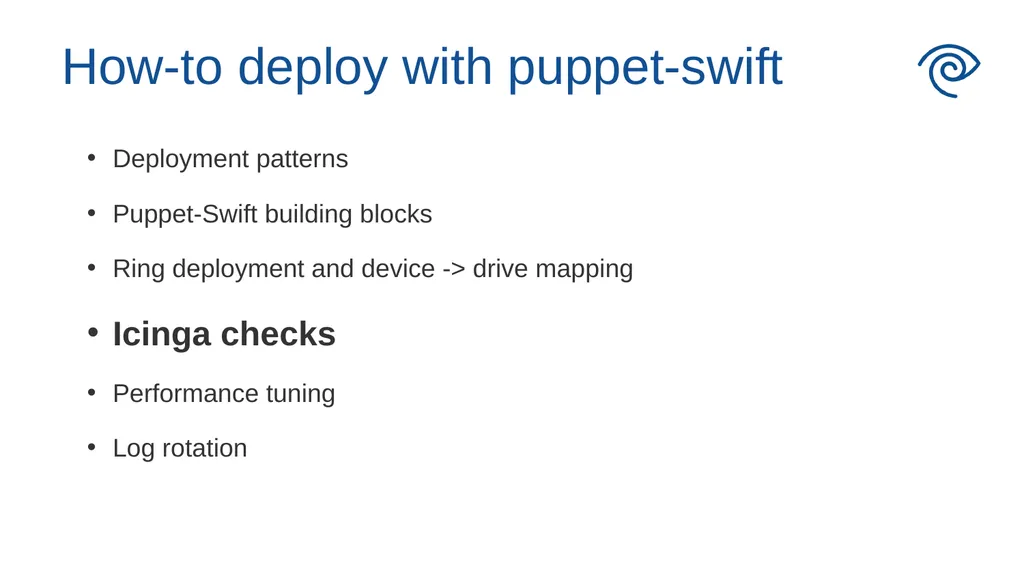 An Intro to Puppet-Swift Deployment automation for - slide 14 of 24
