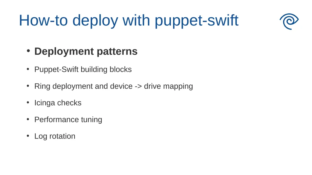 An Intro to Puppet-Swift Deployment automation for - slide 4 of 24