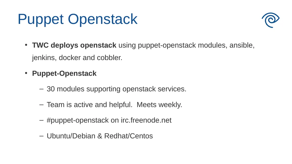 An Intro to Puppet-Swift Deployment automation for - slide 3 of 24