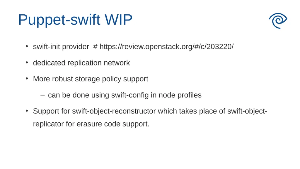 An Intro to Puppet-Swift Deployment automation for - slide 23 of 24