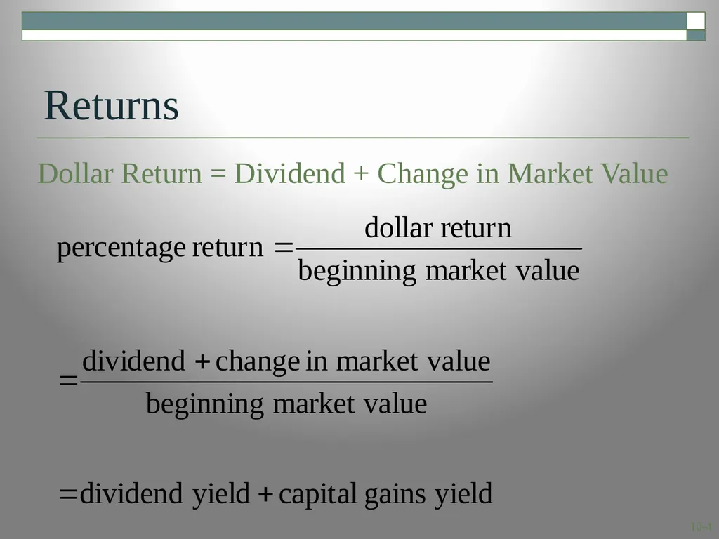 Risk and Return: Lessons from Market History - slide 4 of 30
