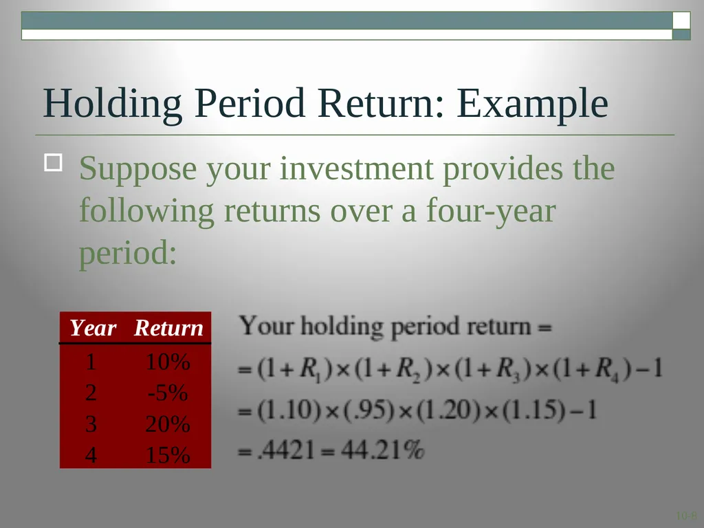 Risk and Return: Lessons from Market History - slide 8 of 30