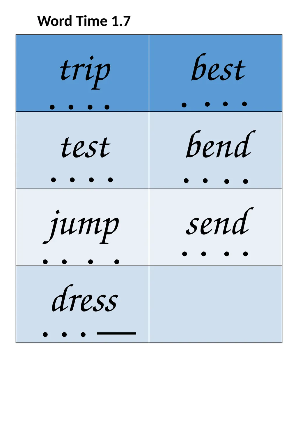 Word Time 1.1 . . . . . . . - slide 16 of 19