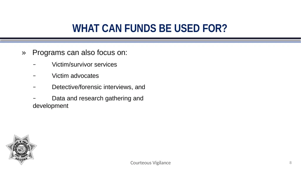FY2024 ANTI-HUMAN TRAFFICKING APPLICATION BRIEFING - slide 8 of 30