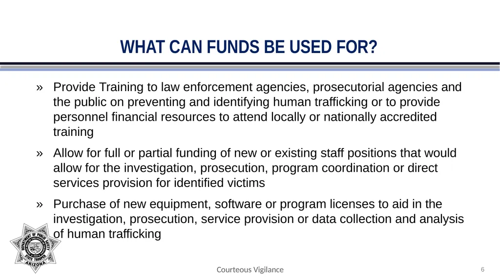 FY2024 ANTI-HUMAN TRAFFICKING APPLICATION BRIEFING - slide 6 of 30