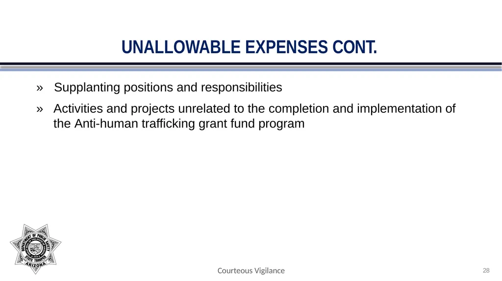 FY2024 ANTI-HUMAN TRAFFICKING APPLICATION BRIEFING - slide 28 of 30