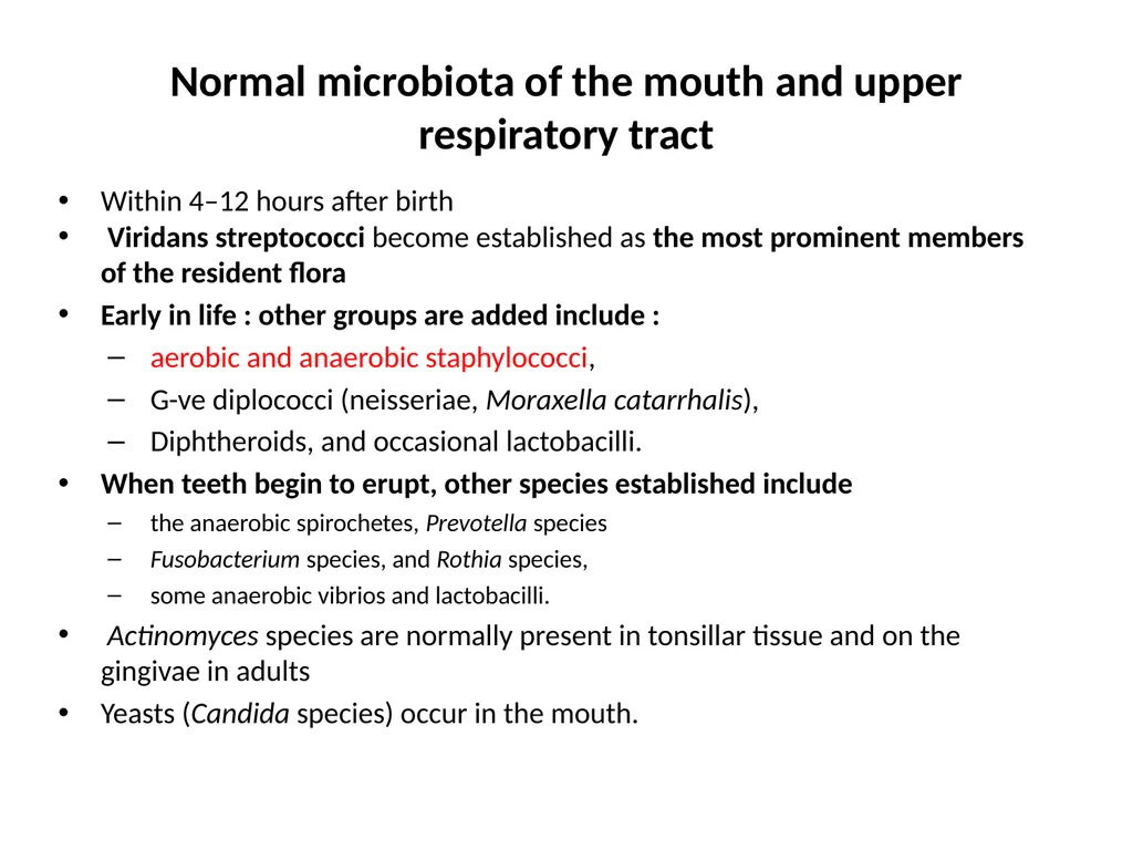 Normal Human Microbiota Dr. Ali Abdulwahid - slide 13 of 27