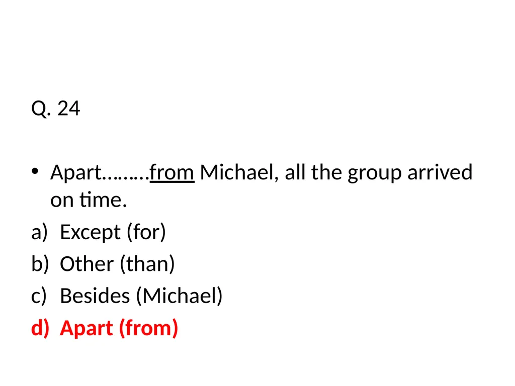 Answers to Test Incorrect for all candidtates - slide 4 of 15