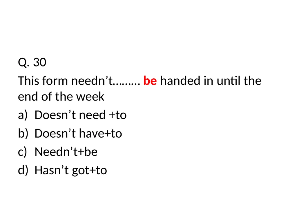 Answers to Test Incorrect for all candidtates - slide 10 of 15