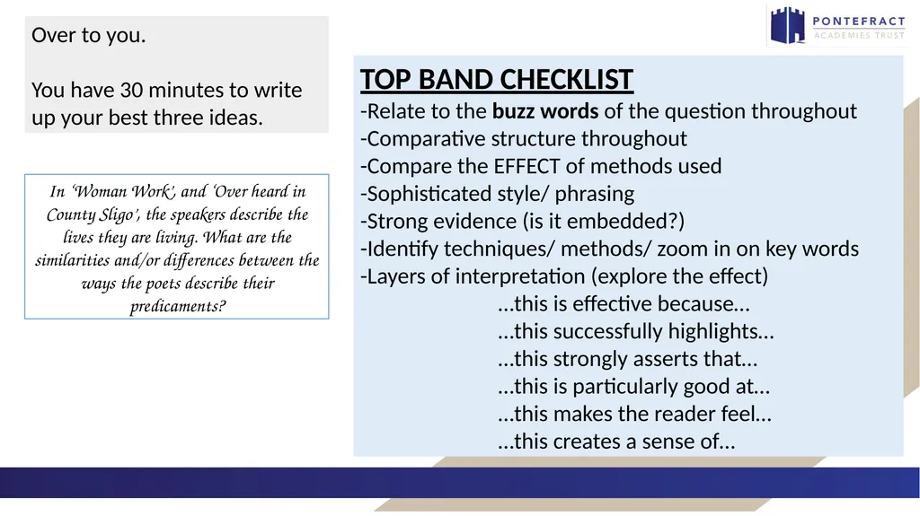 Please have your planner open on today’s date - slide 23 of 24