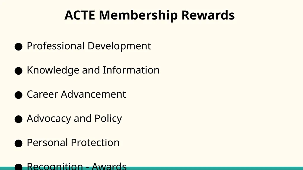 The Value of Membership in Professional - slide 7 of 8
