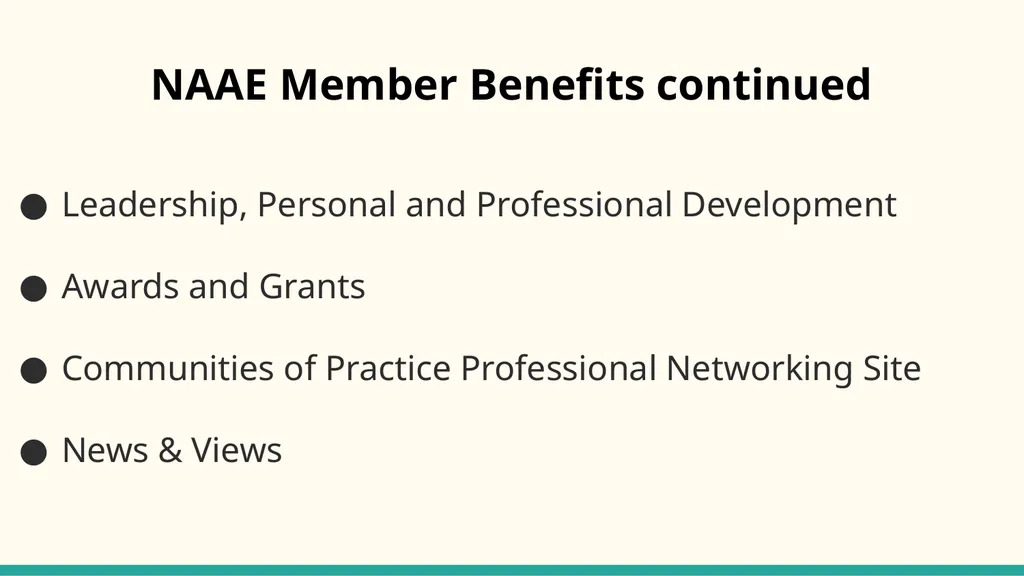 The Value of Membership in Professional - slide 5 of 8