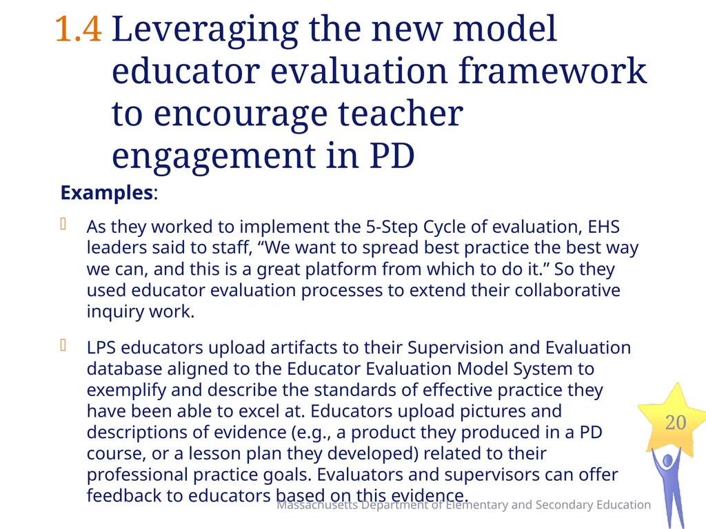 Seven Levers for Establishing High Quality - slide 20 of 39