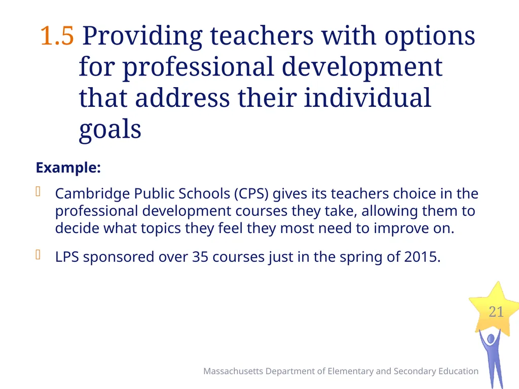 Seven Levers for Establishing High Quality - slide 21 of 39