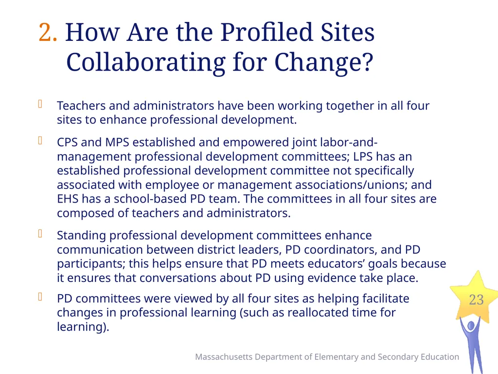 Seven Levers for Establishing High Quality - slide 23 of 39