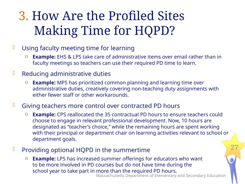 Seven Levers for Establishing High Quality - slide 27 of 39