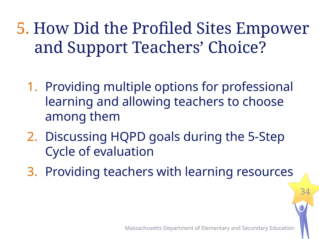 Seven Levers for Establishing High Quality - slide 34 of 39