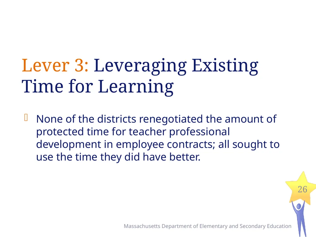 Seven Levers for Establishing High Quality - slide 26 of 39