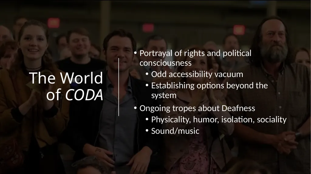 Representation and Rights in CODA Rachel Kolb - slide 6 of 9