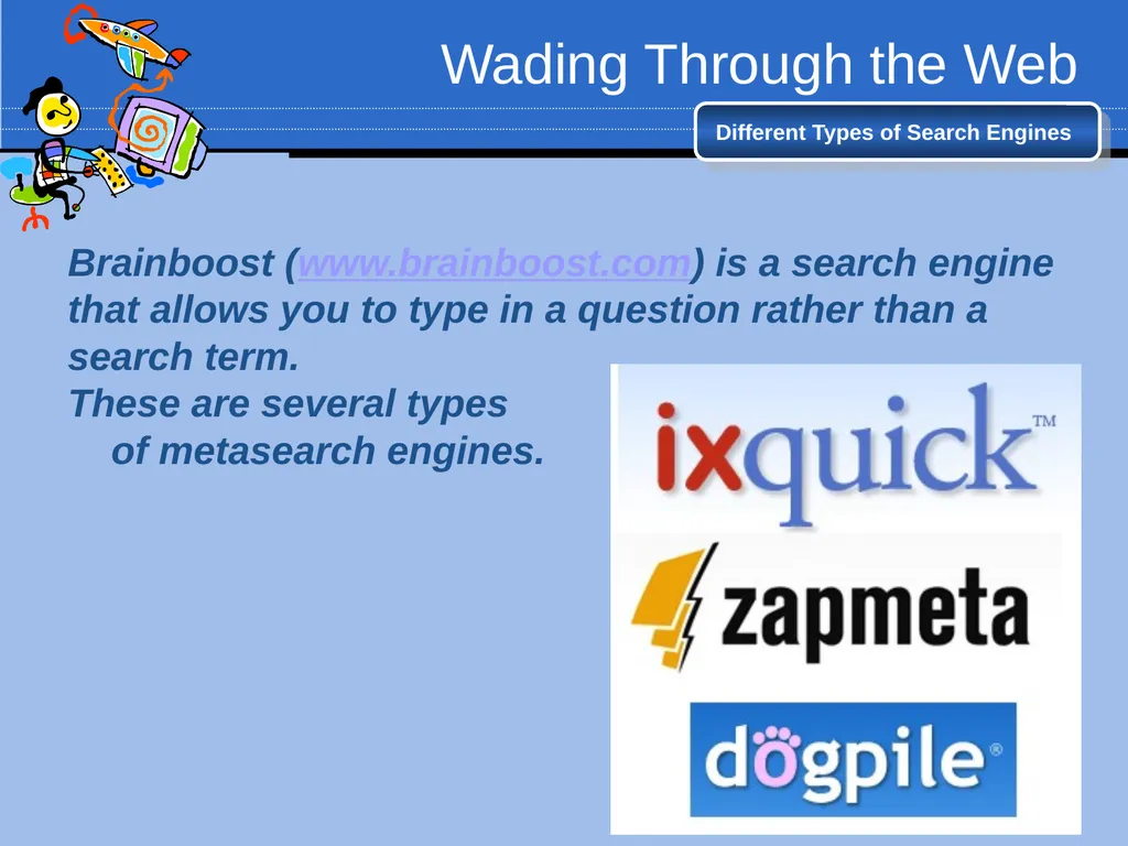 Wading Through the Web Conducting Research on the - slide 11 of 38