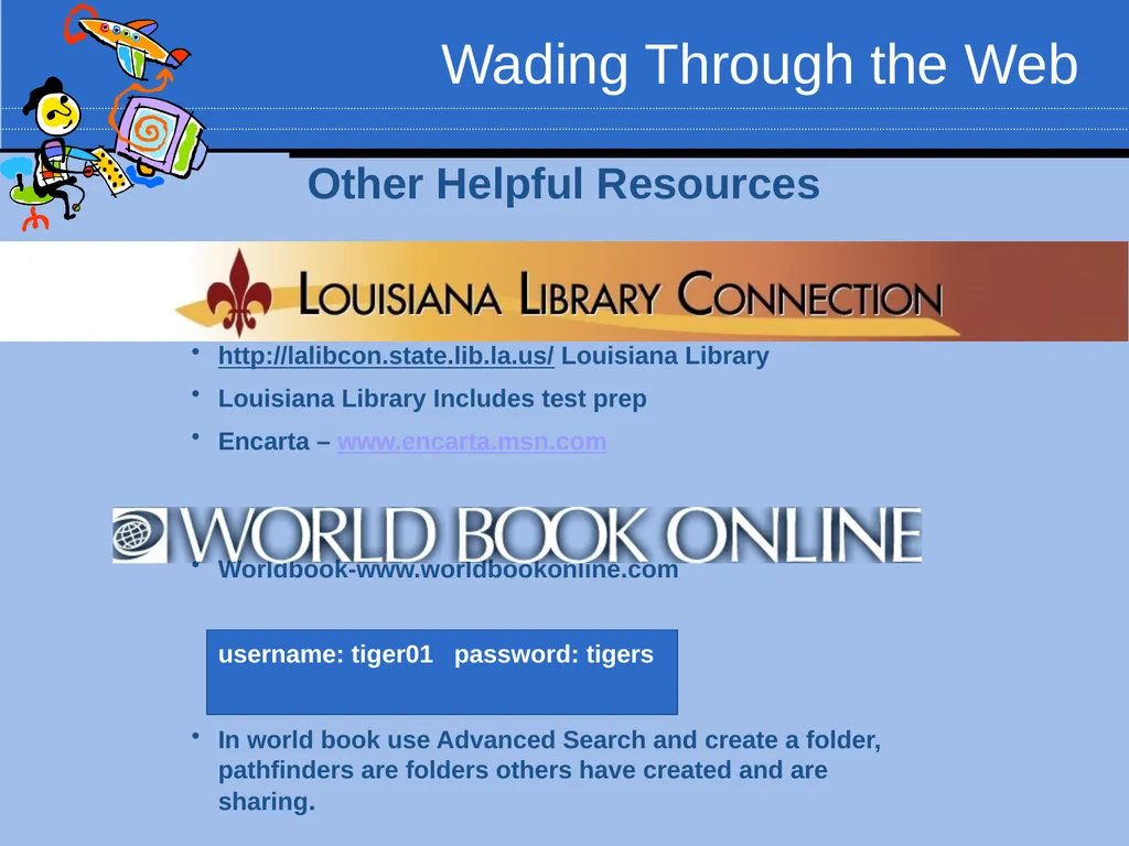 Wading Through the Web Conducting Research on the - slide 14 of 38