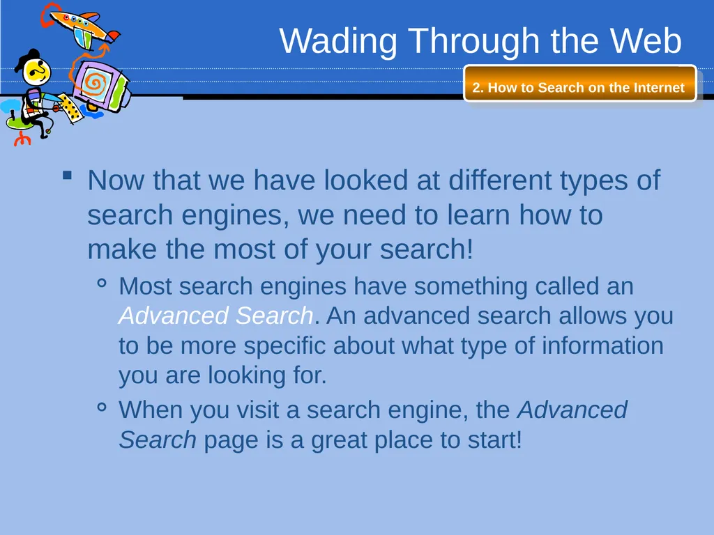 Wading Through the Web Conducting Research on the - slide 17 of 38