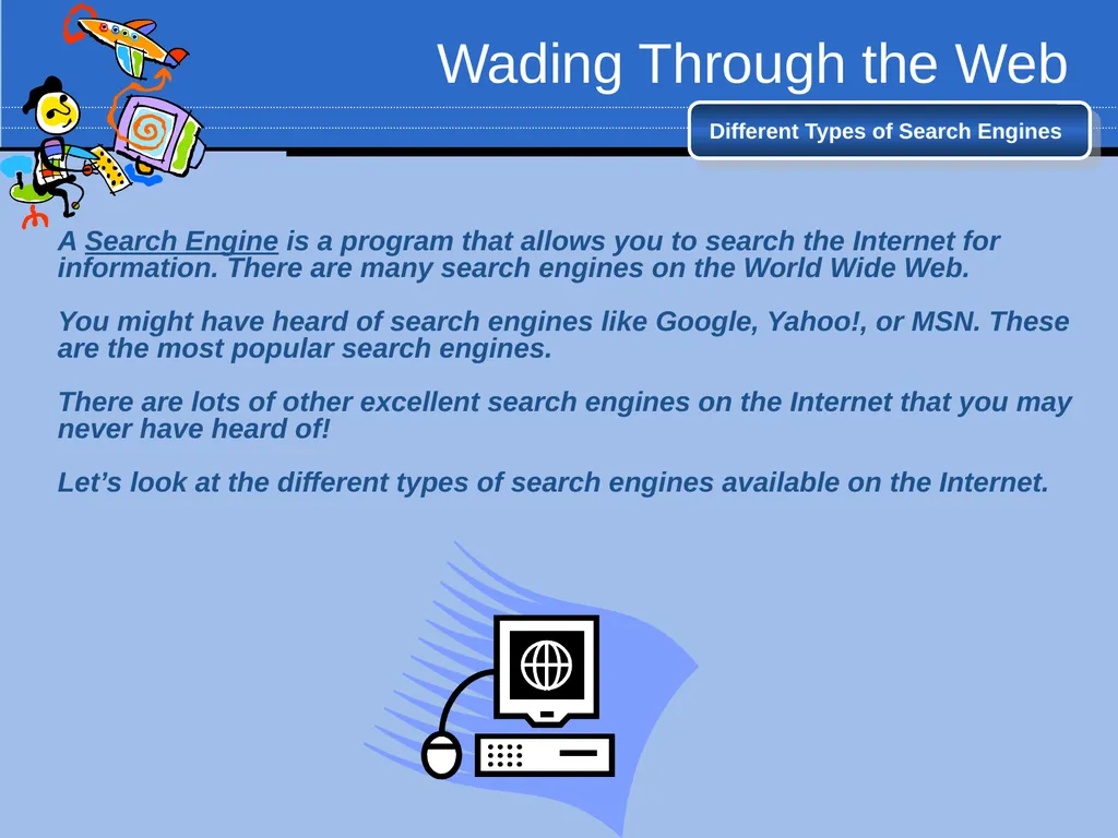 Wading Through the Web Conducting Research on the - slide 8 of 38