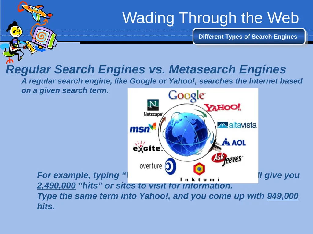 Wading Through the Web Conducting Research on the - slide 9 of 38