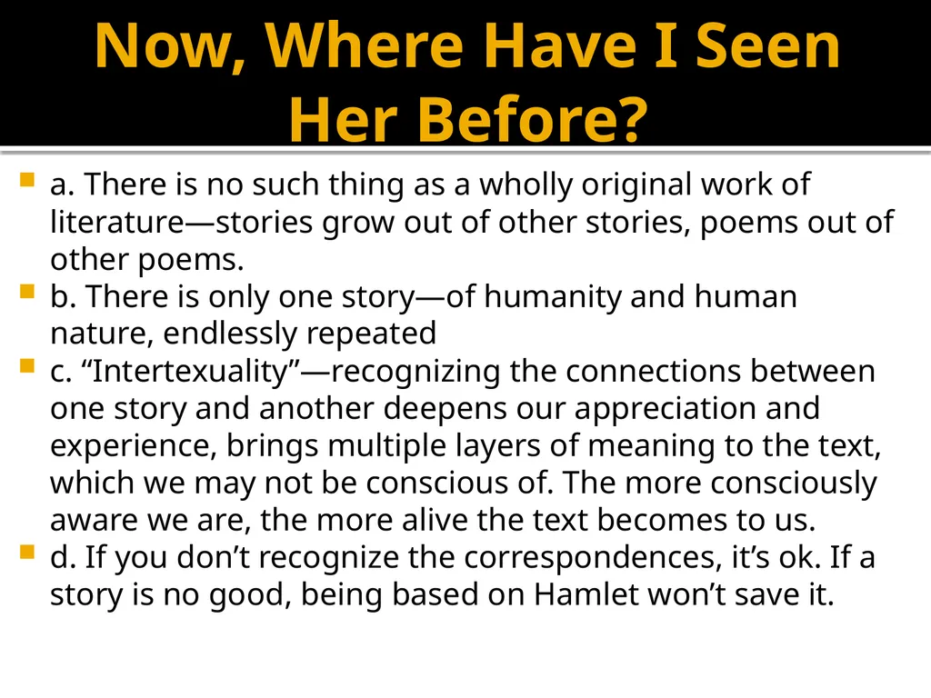 How to Read Literature Like a Professor Dr. Thomas - slide 5 of 37