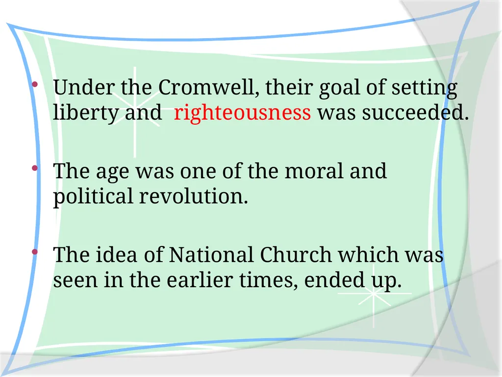 THE PURITAN LEGACY & THE COMMON WEALTH 1625-1675 A - slide 5 of 21