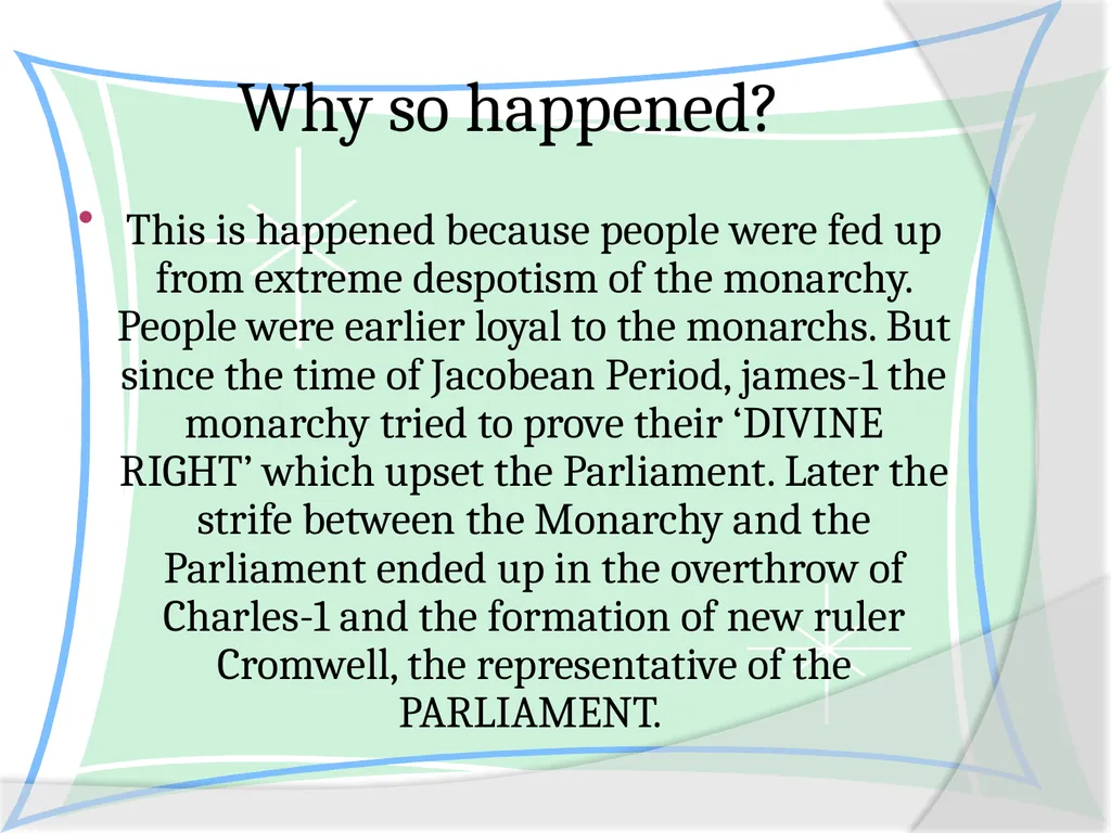 THE PURITAN LEGACY & THE COMMON WEALTH 1625-1675 A - slide 7 of 21
