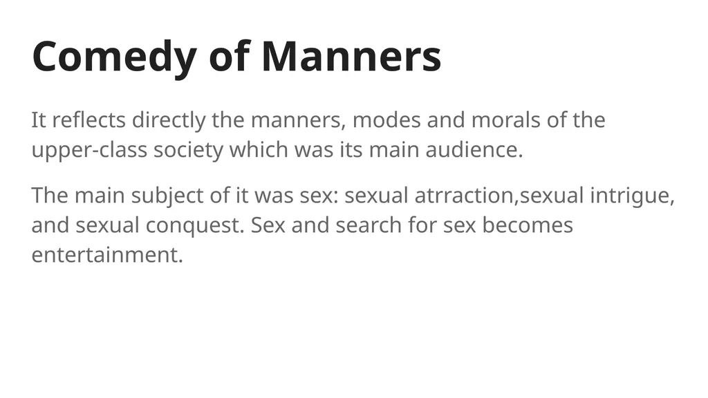 William Congreve An Introduction Introduction - slide 5 of 10