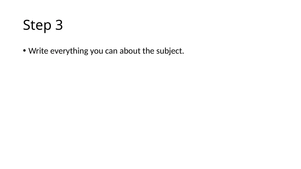 Step 1 Read the prompt 3 times Step 2 S - slide 3 of 20