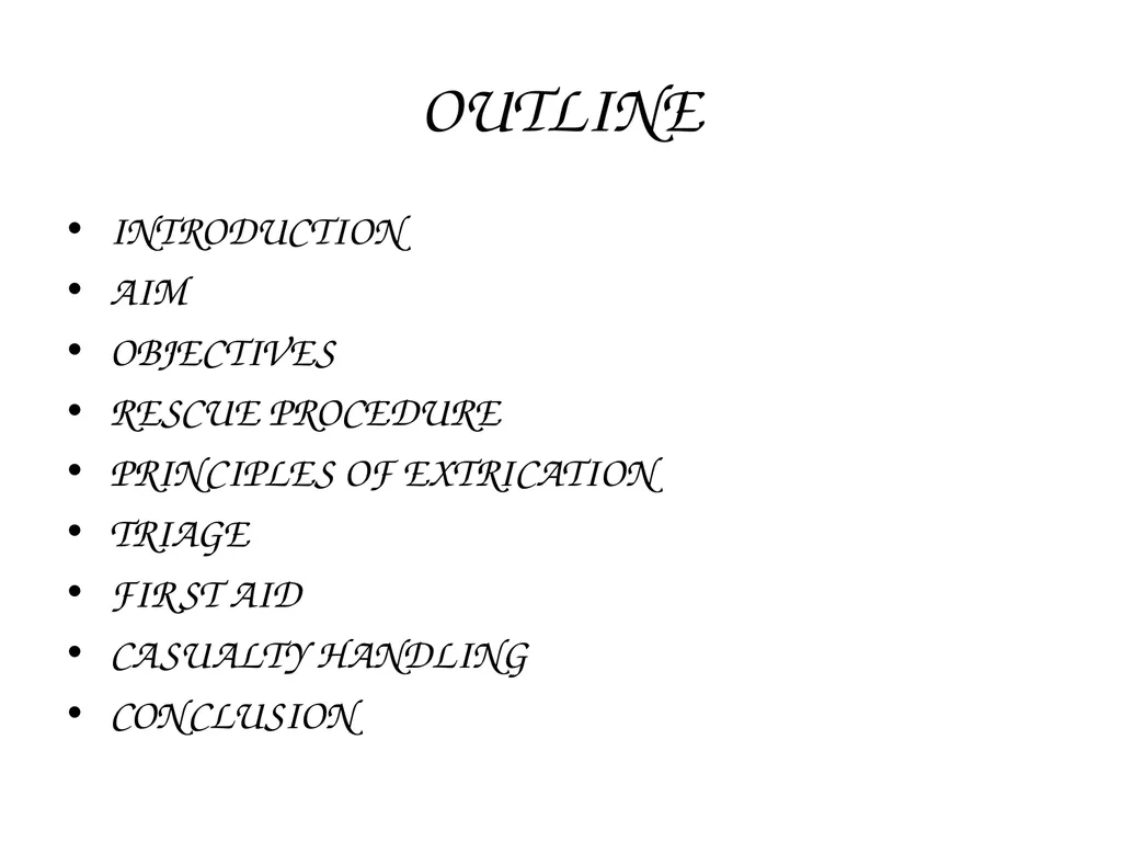 CRASH SCENE MANAGEMENT AND CASUALTY EVACUATION - slide 2 of 54