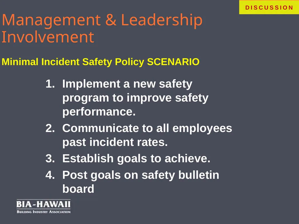 Workplace Safety & Employee Engagement Overview - slide 15 of 33