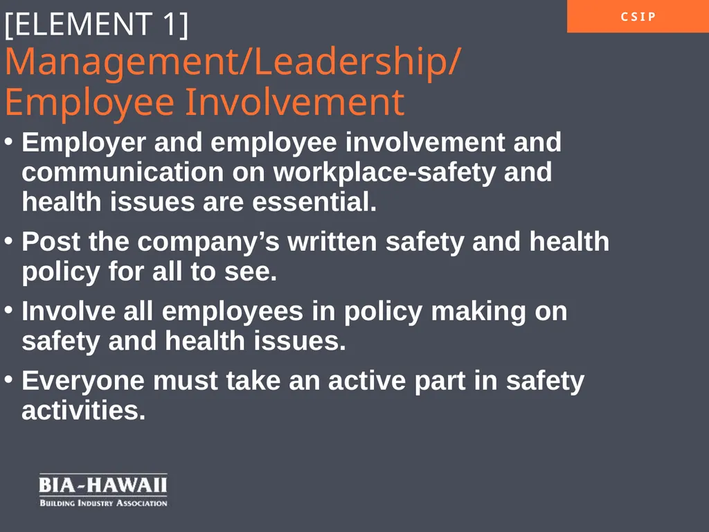 Workplace Safety & Employee Engagement Overview - slide 4 of 33