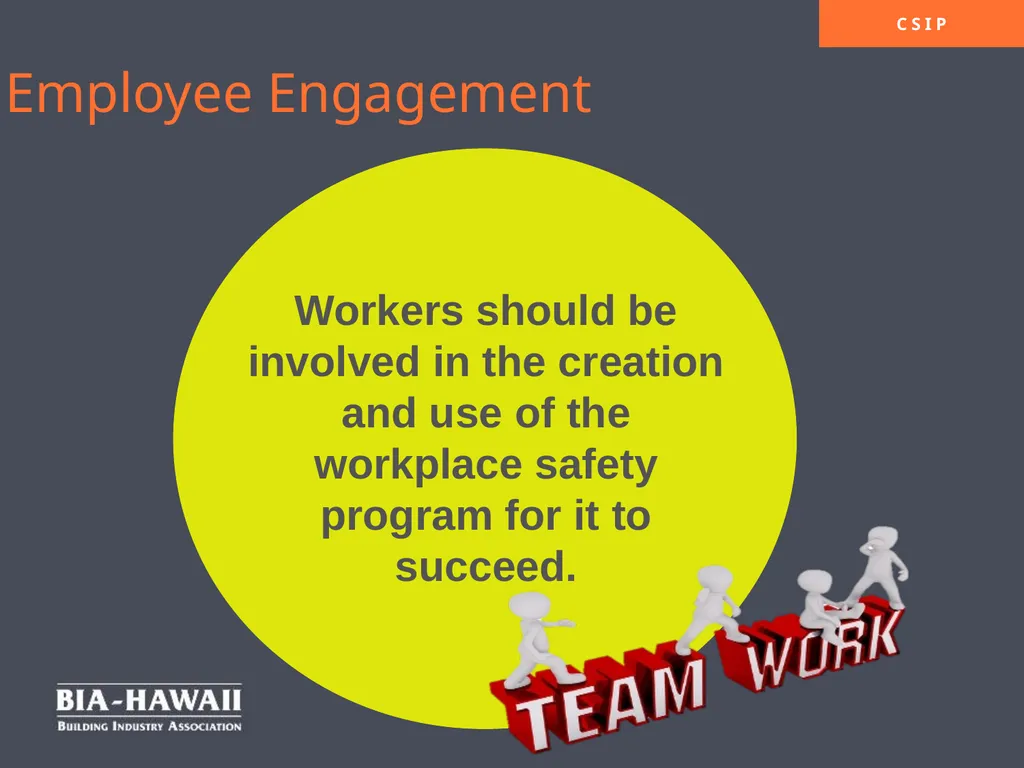Workplace Safety & Employee Engagement Overview - slide 30 of 33