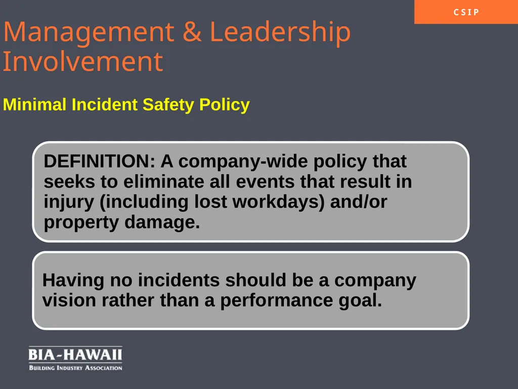 Workplace Safety & Employee Engagement Overview - slide 13 of 33