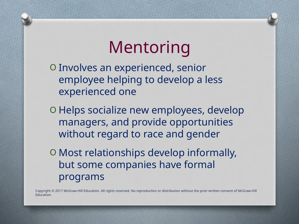 Chapter Nine Employee Development & Career - slide 30 of 41