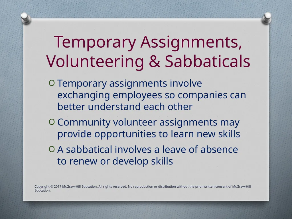 Chapter Nine Employee Development & Career - slide 27 of 41