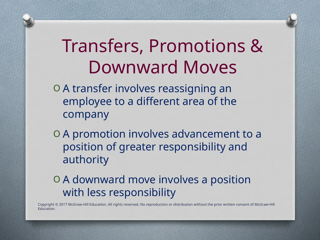 Chapter Nine Employee Development & Career - slide 28 of 41