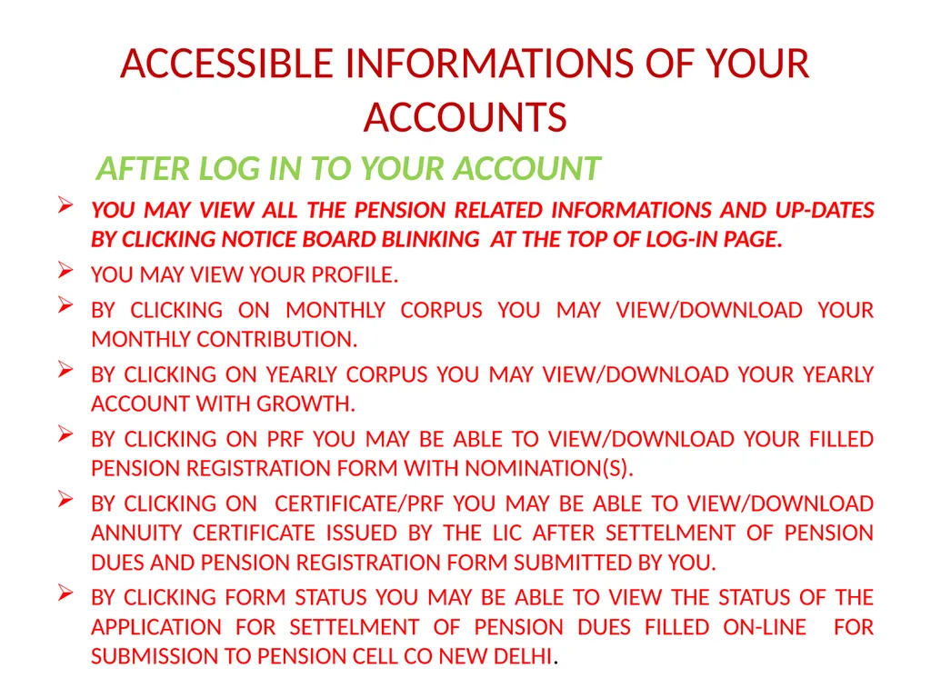 EMPLOYEE USER MANUAL EMPLOYEE REGISTRATION AND - slide 4 of 8