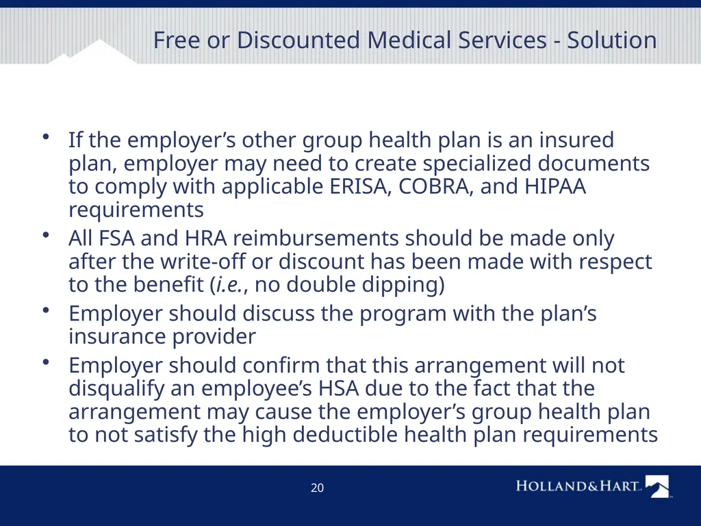 Employee Discounts and Other Unique Employee - slide 20 of 28