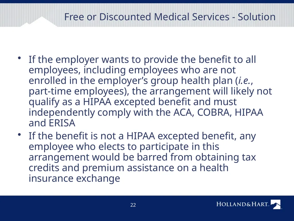 Employee Discounts and Other Unique Employee - slide 22 of 28