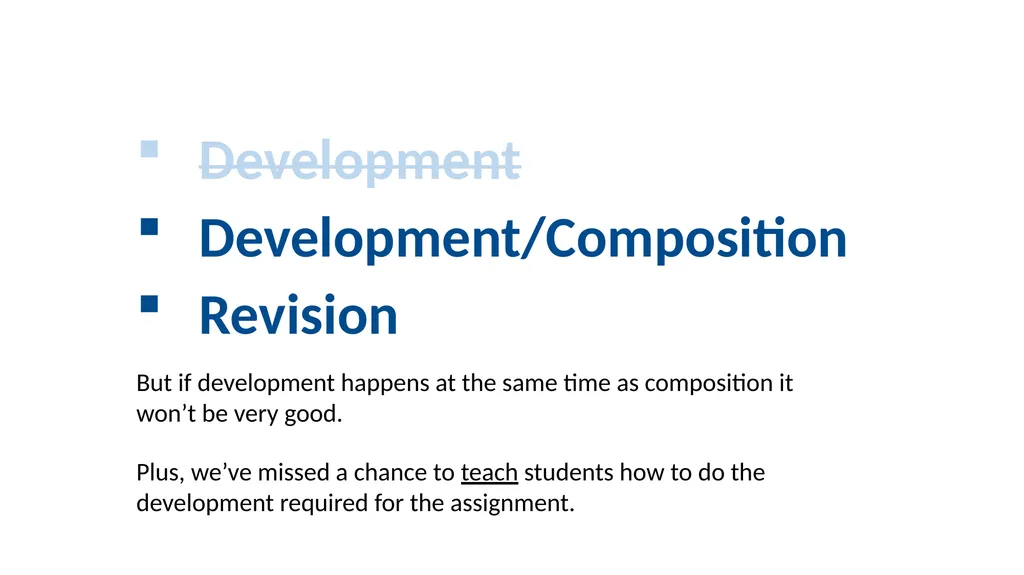 Writing Assignments that Help Students Succeed - slide 9 of 14